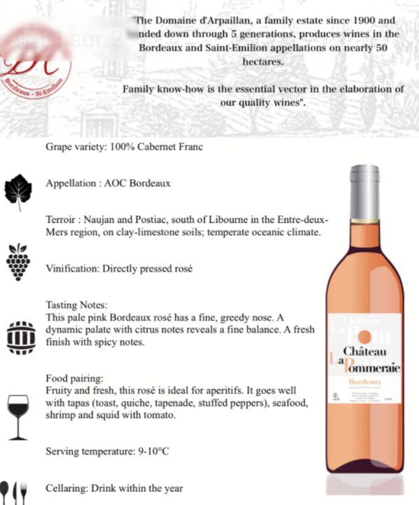 Château La Pommeraie Rosé – Image 2