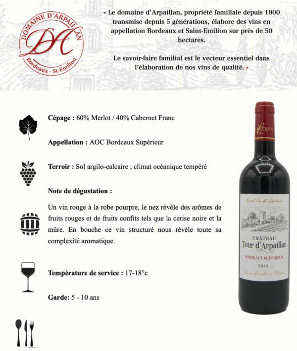 Château Tour D'apaillan 2018 – Image 2