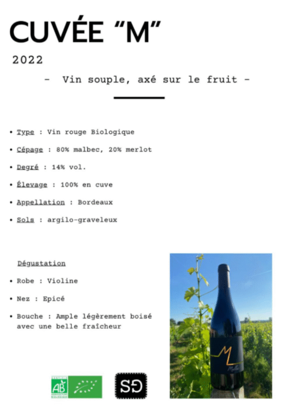 ‘M’ malbec – Image 2