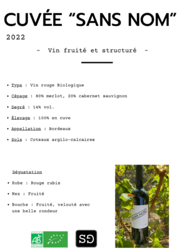 Cuvée Sans Nom – Image 2